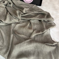 Ruffled Linen Hijab ( Gray)