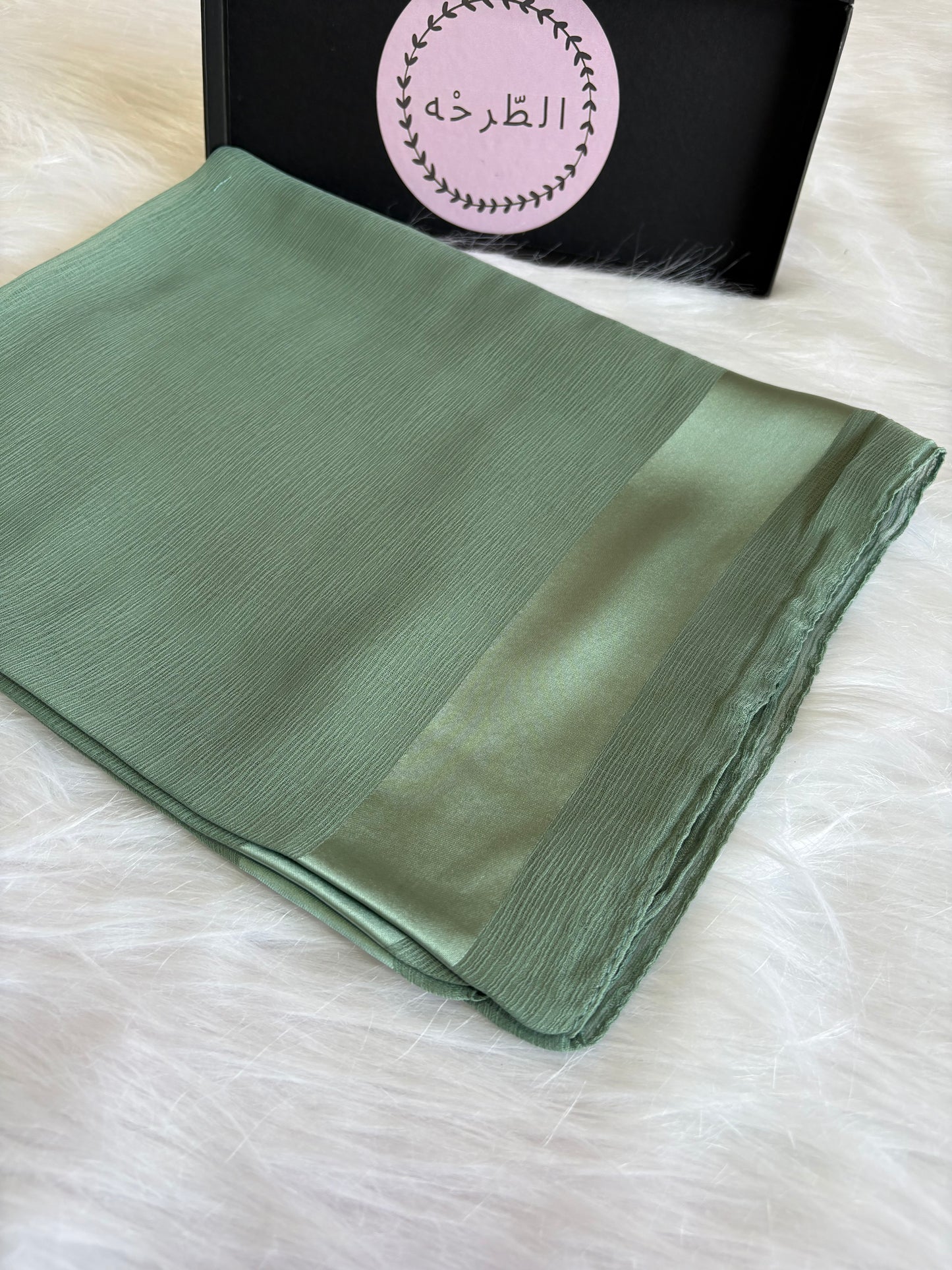 Premium Soft chefon ( Sage Green )