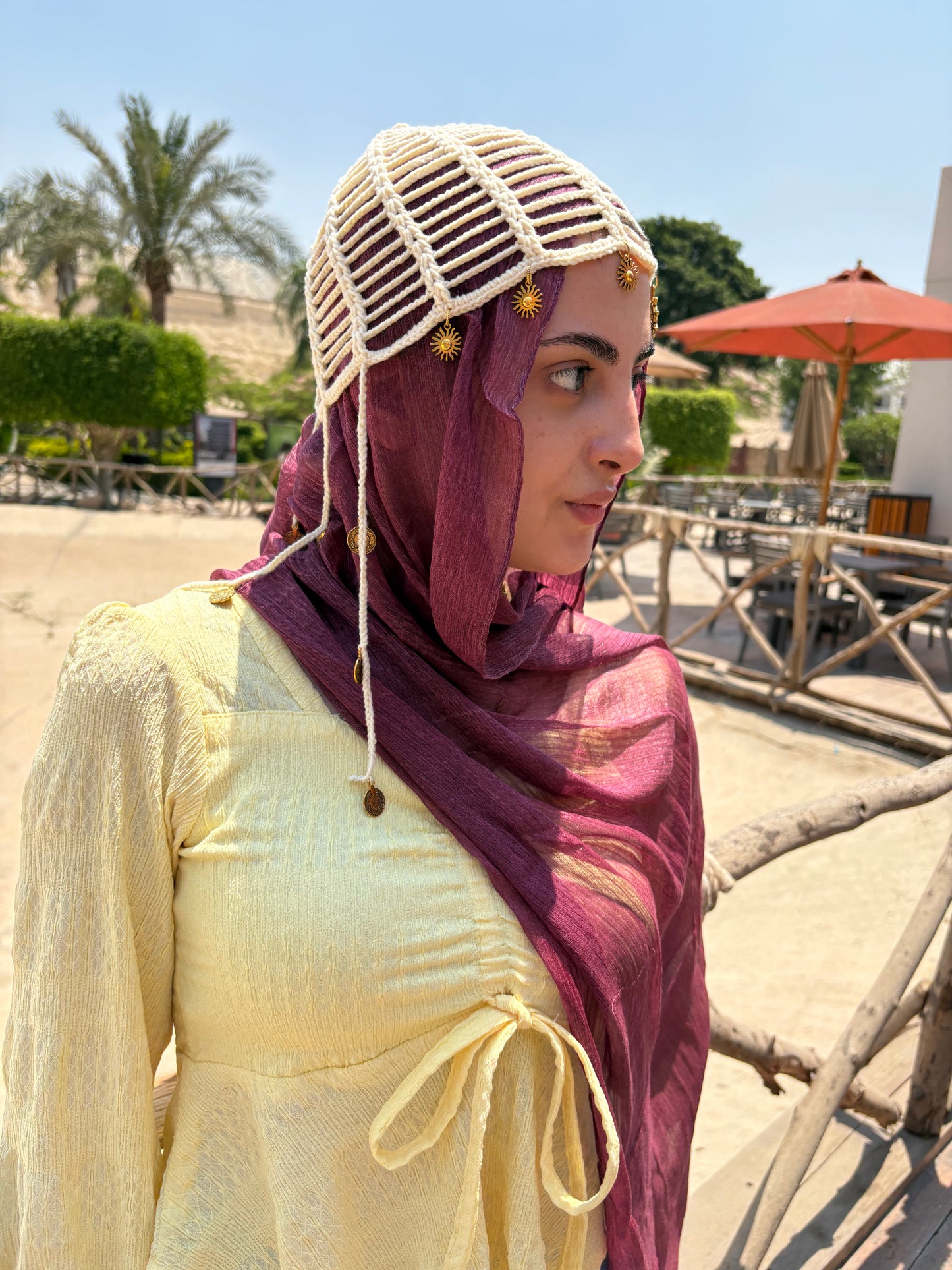 Mesh Hat ( Yellow Butter Sun )