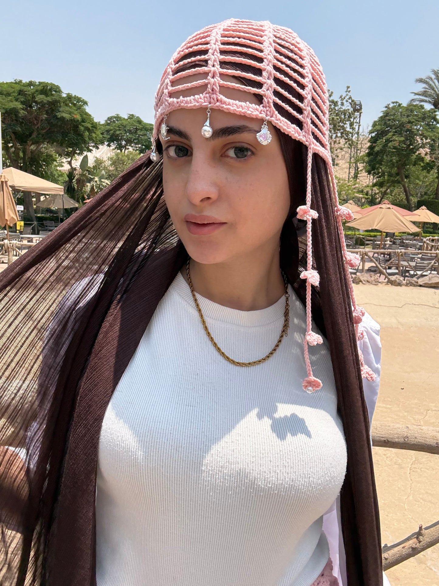 Mesh Hat ( Pink )