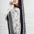 Printed Modal Hijab(Flamingo)