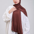 Easy hijab with bandana (Brown)