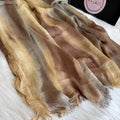 Colourful Linen Scarf ( Mix Beige )