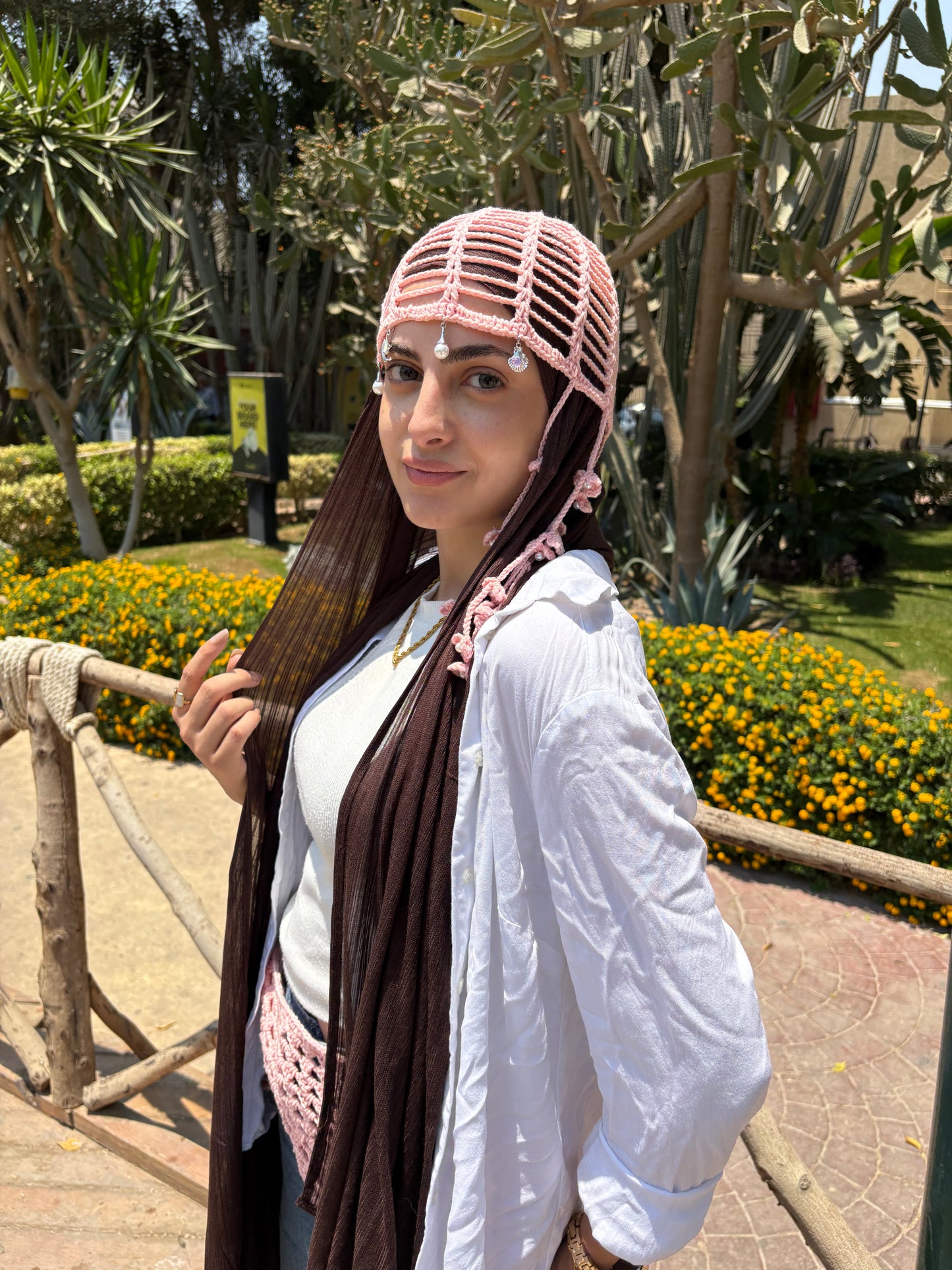 Mesh Hat ( Pink )