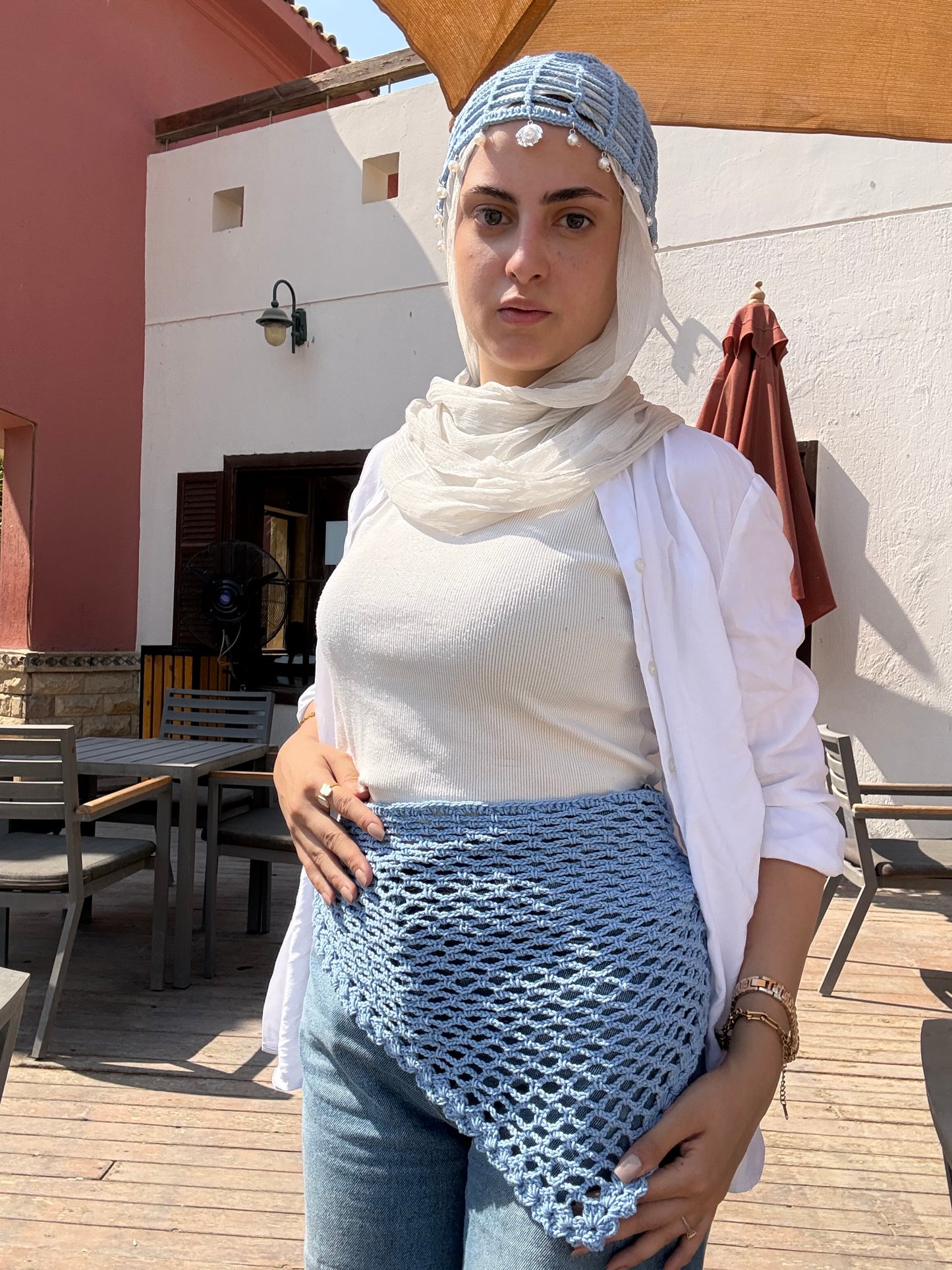Waist warb ( Soft Blue )