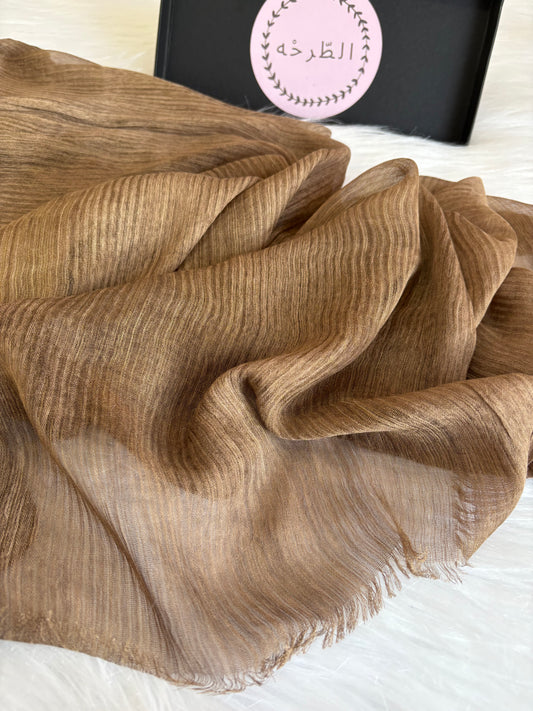 Messy Chiffon ( Brown )