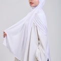 Easy hijab with bandana (white)