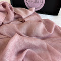 Ruffled Linen Hijab ( pink)