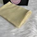 Ruffled Linen Hijab ( Creamy)