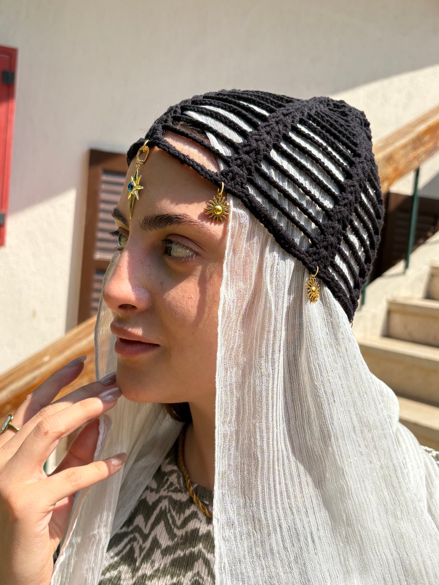 Mesh Hat ( Blue eye )