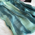 Colourful Linen Scarf ( Mint )