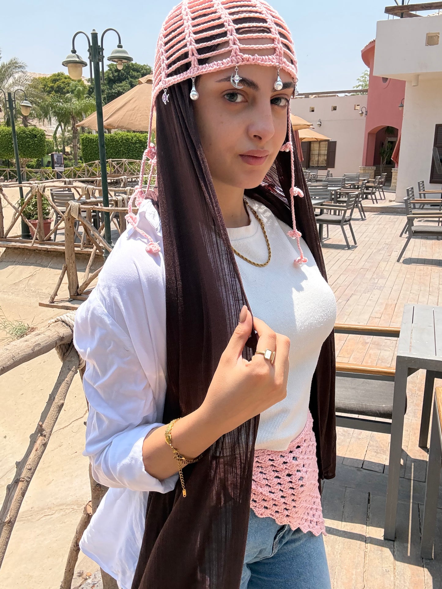 Mesh Hat ( Pink )