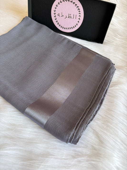 Premium Soft chefon ( grey)