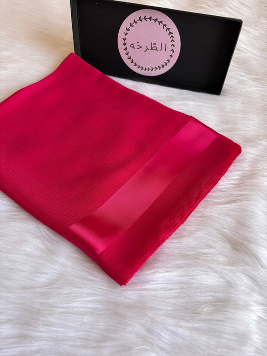 Premium Soft chefon ( Fuchia)