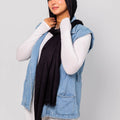 Premium linen cotton (Black)