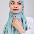 Easy hijab with bandana (Mint green)