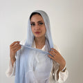 Messy Chiffon Digerdee ( Baby blue * Powder pink )
