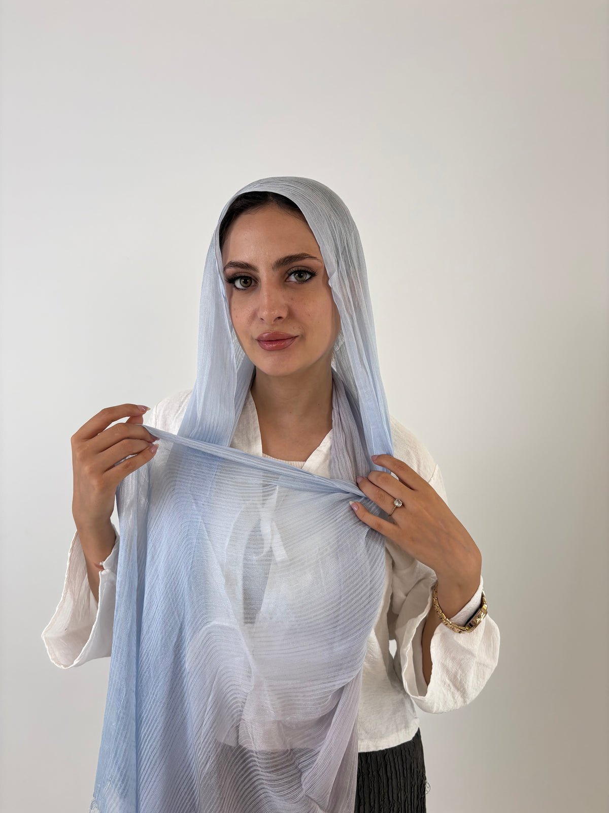 Messy Chiffon Digerdee ( Baby blue * Powder pink )