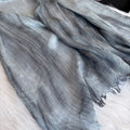Colourful Linen Scarf ( Mix Grey )