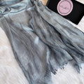 Colourful Linen Scarf ( Mix Grey )