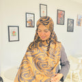Printed Modal Hijab ( Marbella Brown)