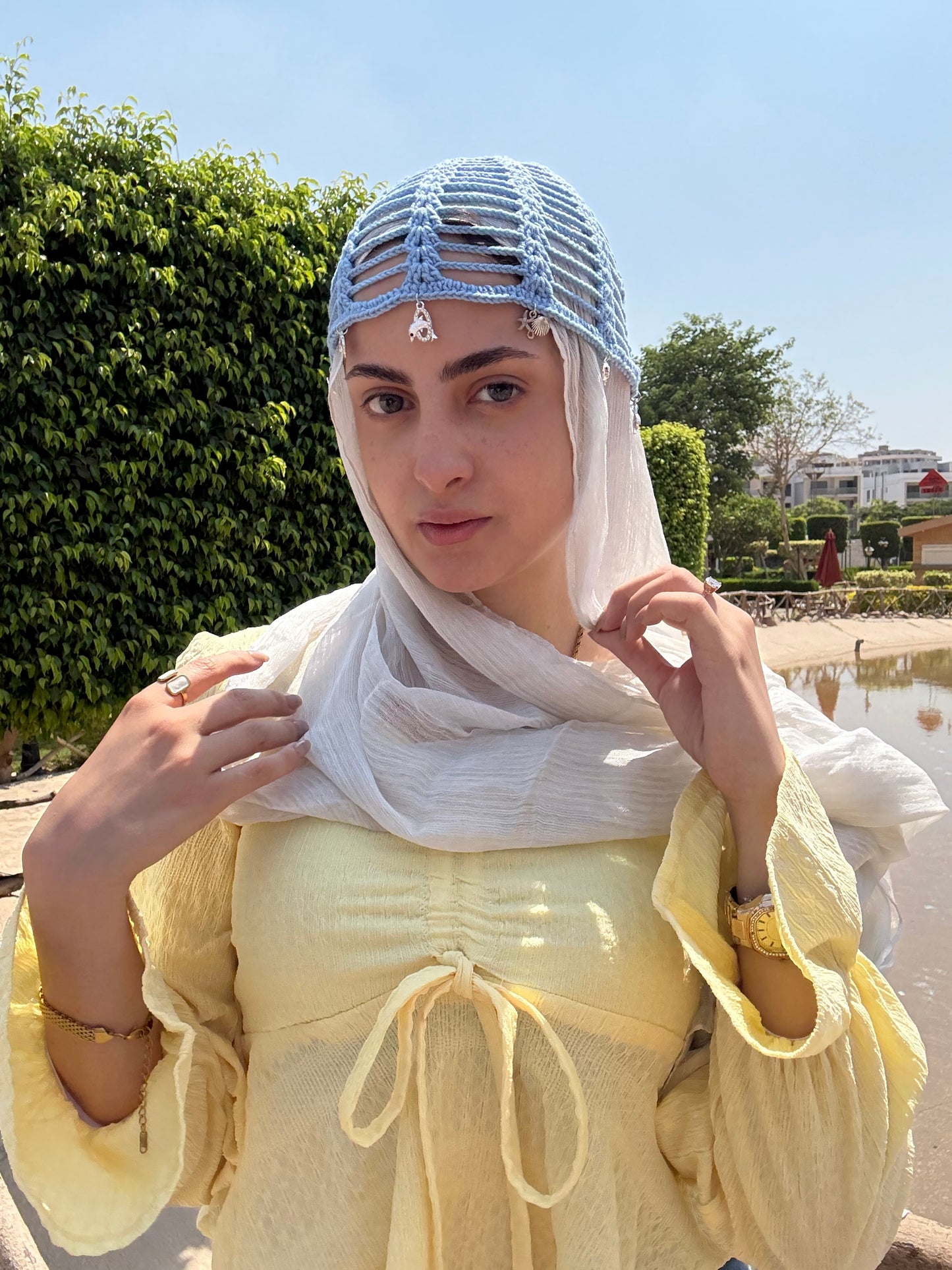 Mesh Hat ( Dolphin )