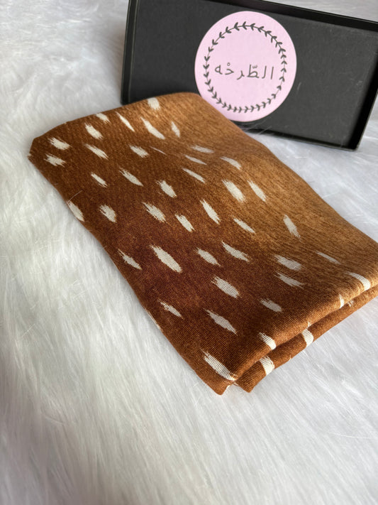 Printed Modal Hijab ( Deer )