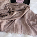 Ruffled Linen Hijab ( Kashmer )
