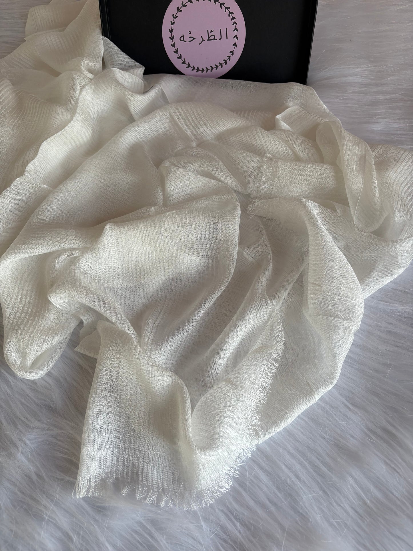 Messy chiffon ( Off White )