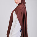 Easy hijab with bandana (Brown)