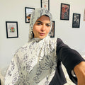 Printed Modal Hijab ( Scratch Flower )