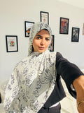 Printed Modal Hijab ( Scratch Flower )