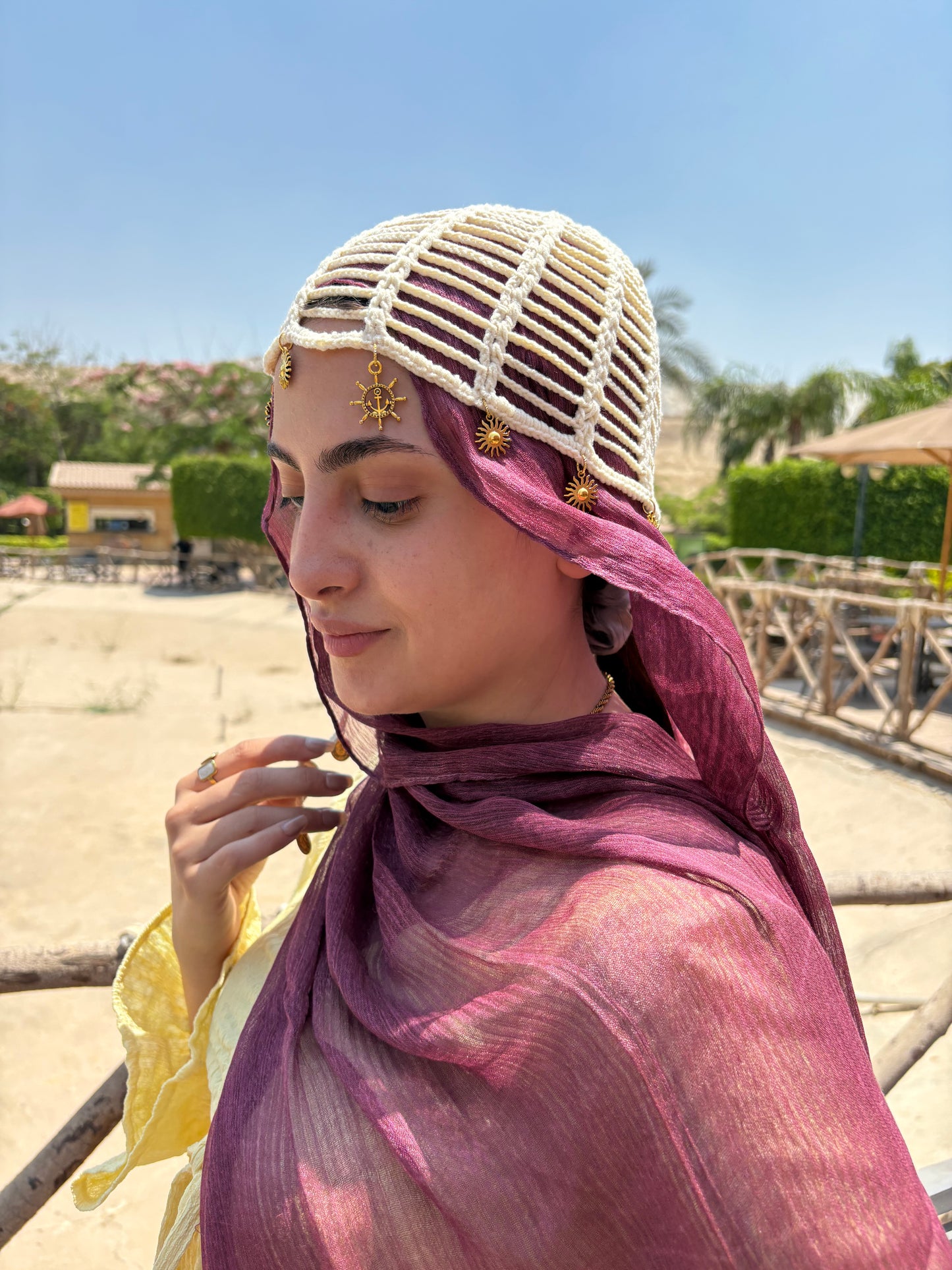 Mesh Hat ( Yellow Butter Sun )