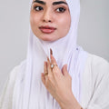 Easy hijab with bandana (white)