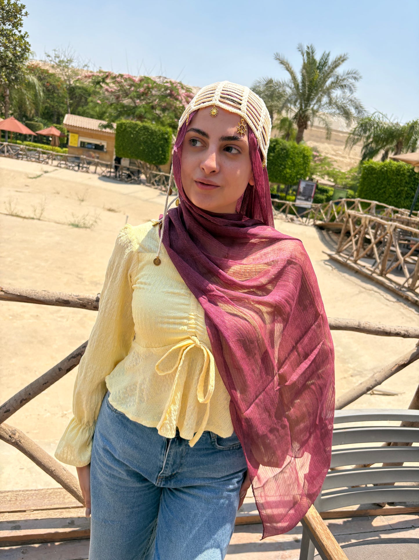Mesh Hat ( Yellow Butter Sun )
