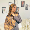 Printed Modal Hijab ( Marbella Brown)