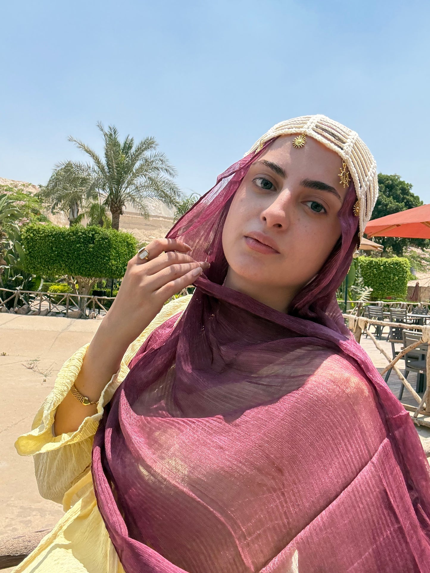 Mesh Hat ( Yellow Butter Sun )