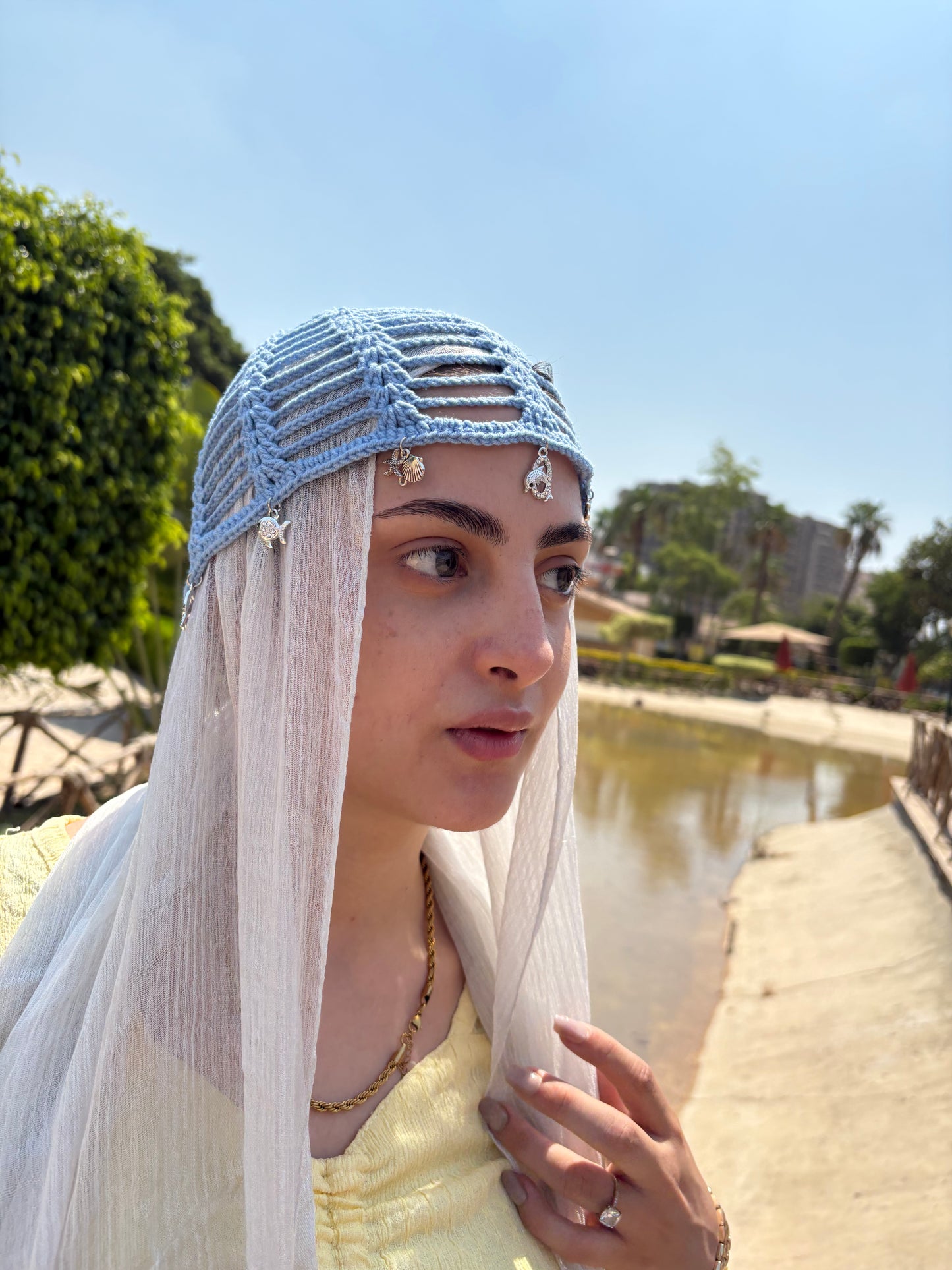 Mesh Hat ( Dolphin )