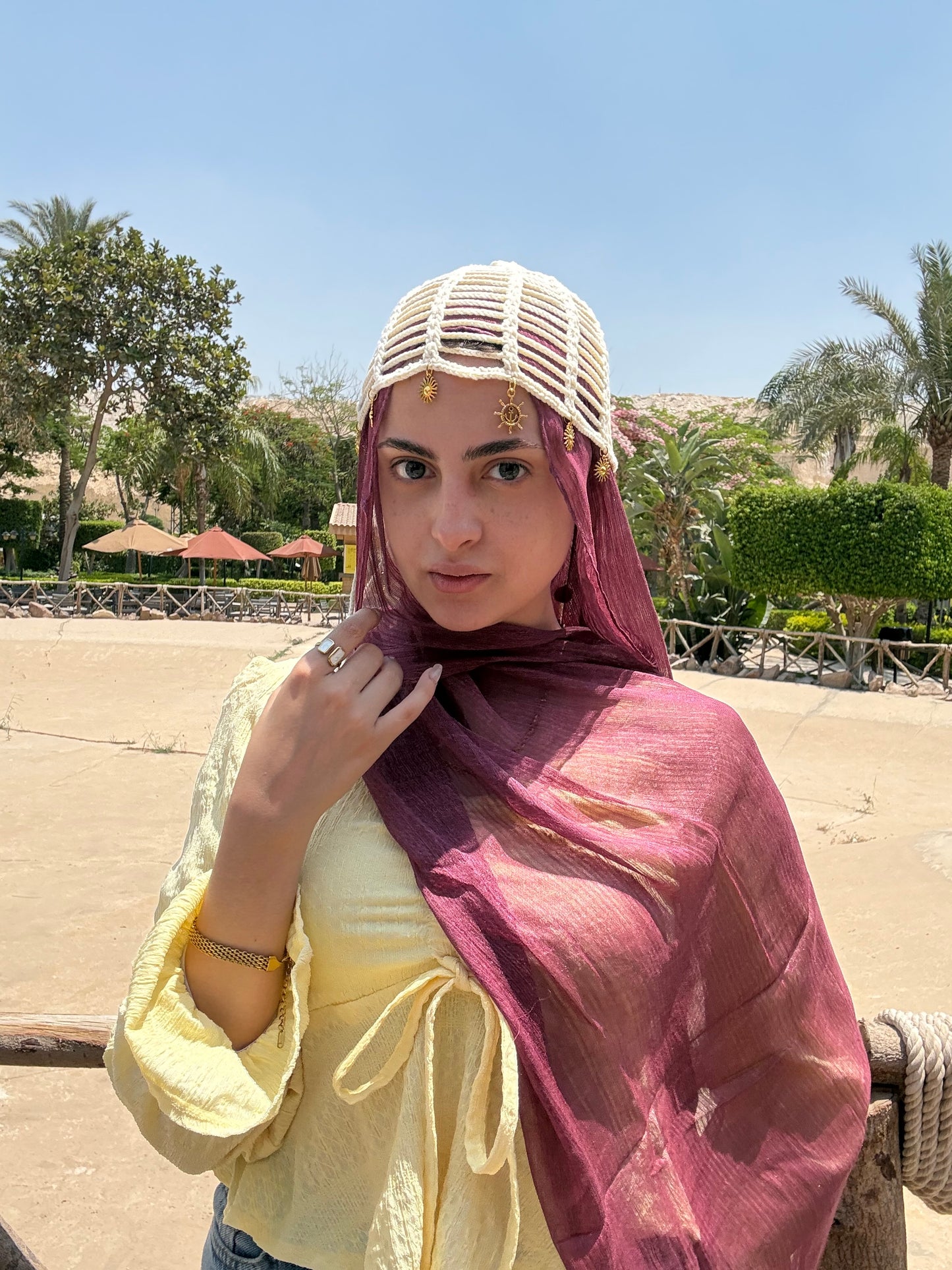 Mesh Hat ( Yellow Butter Sun )