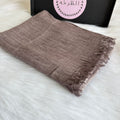 Ruffled Linen Hijab ( Kashmer )