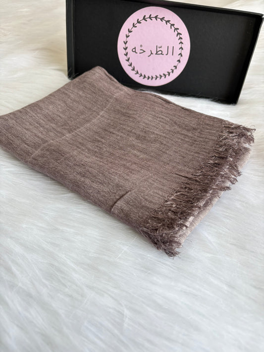 Ruffled Linen Hijab ( Kashmer )