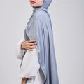 Easy hijab with bandana (Gray mint)