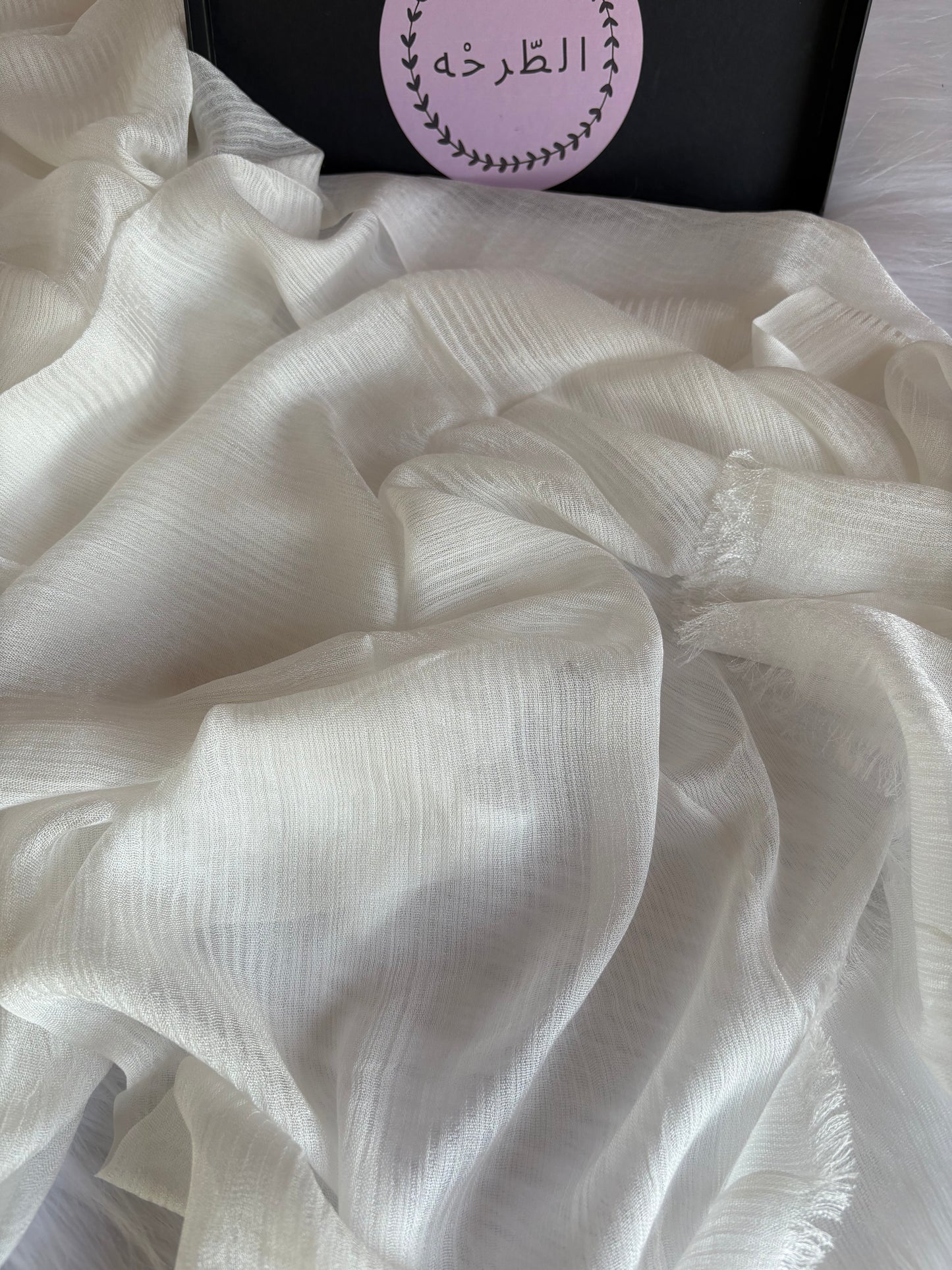 Messy chiffon ( Off White )