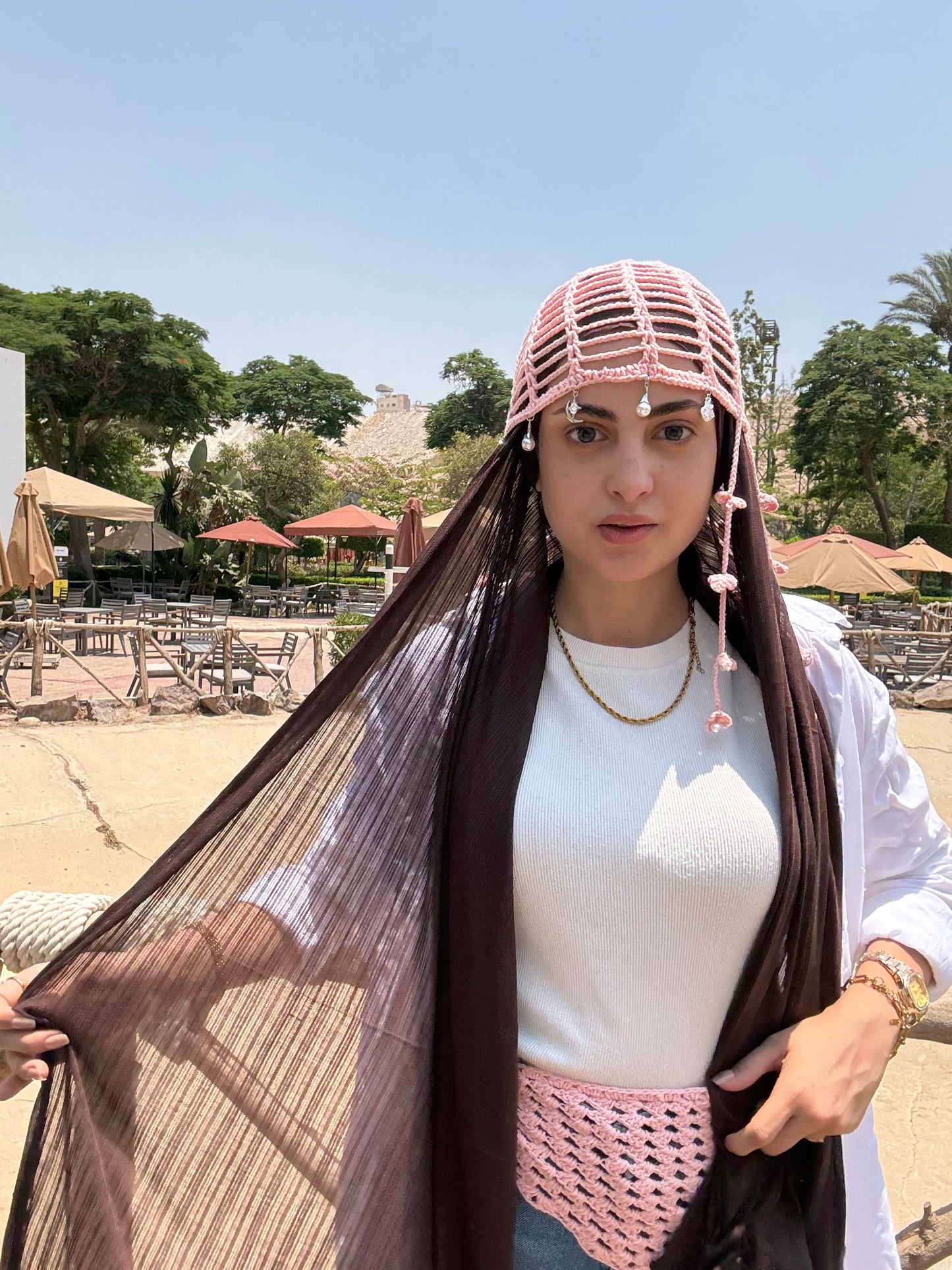 Mesh Hat ( Pink )