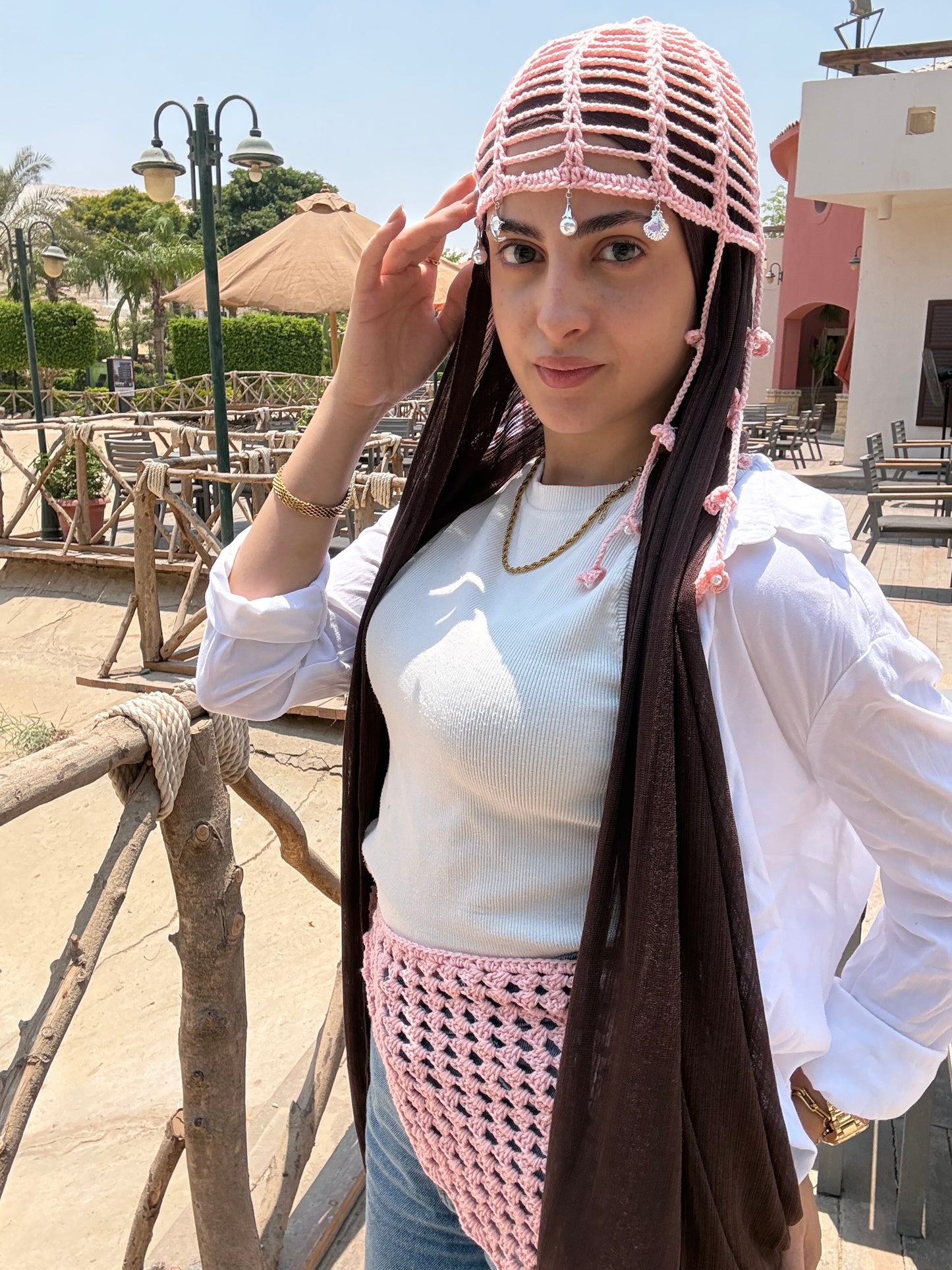 Mesh Hat ( Pink )