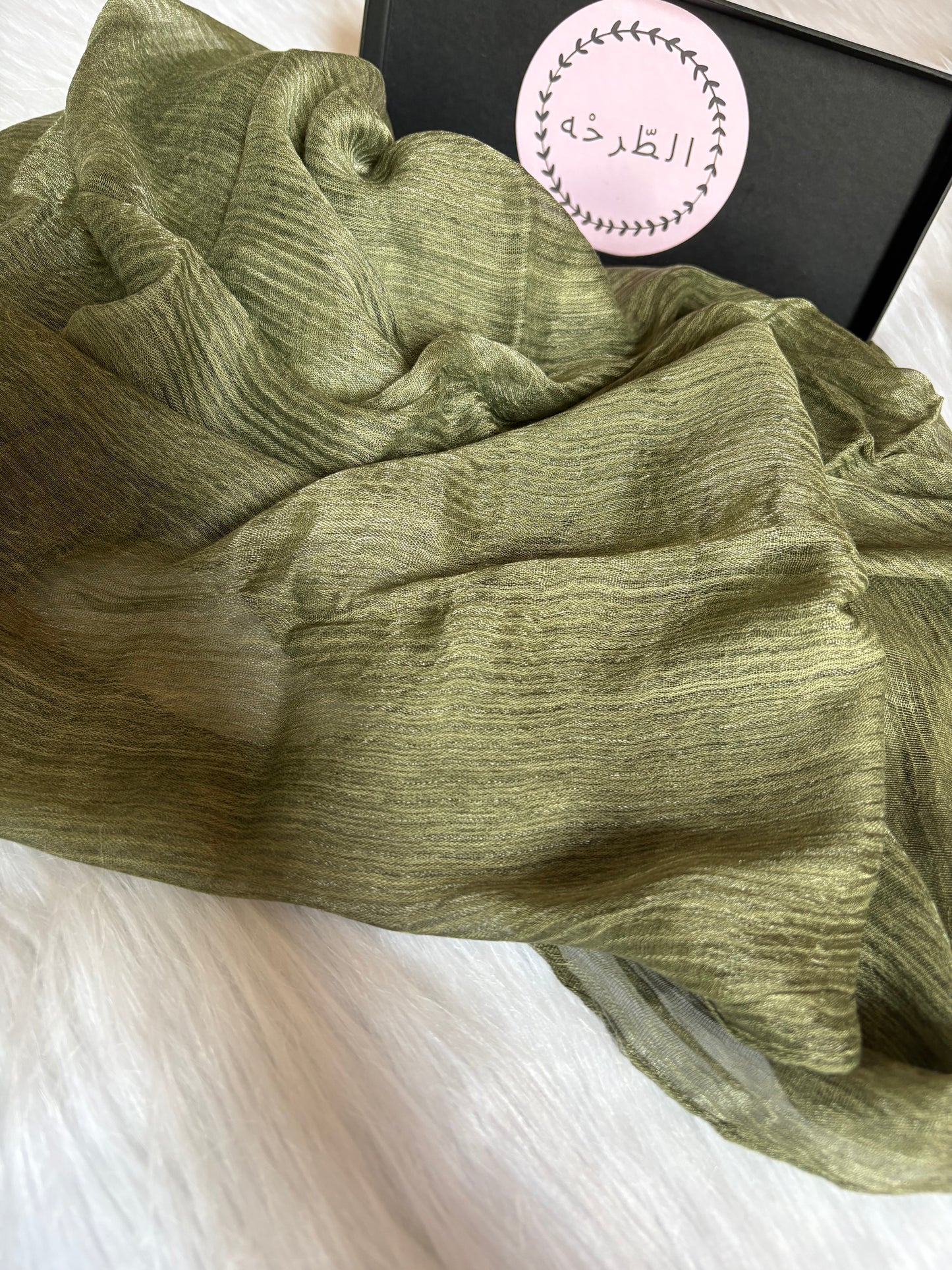 Messy Chiffon ( Olive )