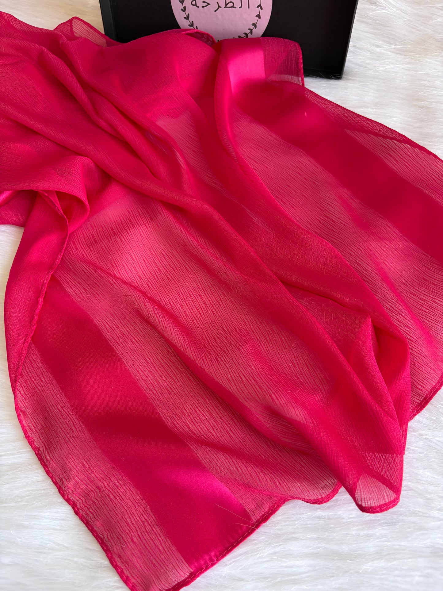 Premium Soft chefon ( Fuchia)