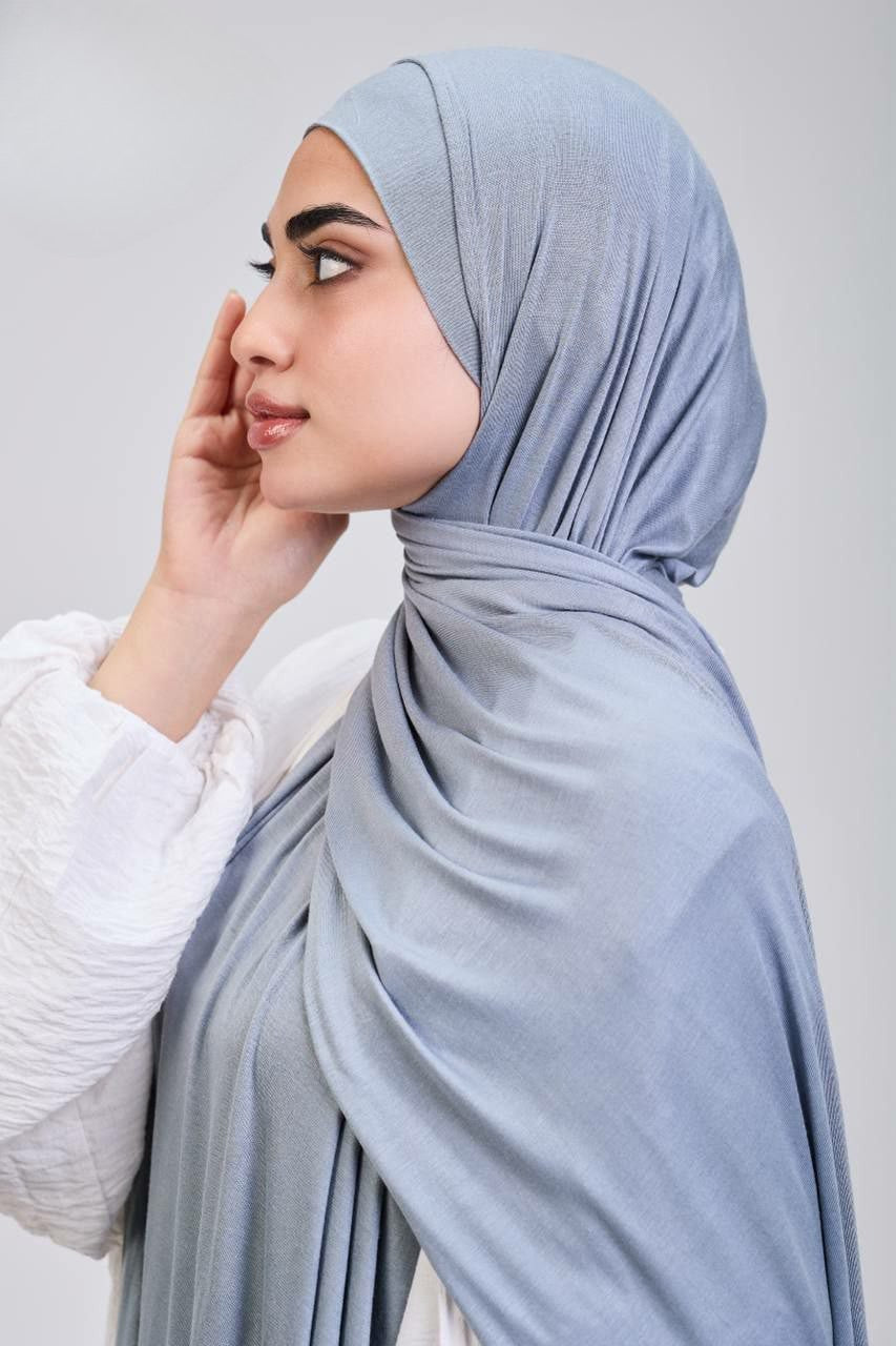 Easy hijab with bandana (Gray mint)