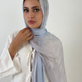 Messy Chiffon Digerdee ( Baby blue * Powder pink )