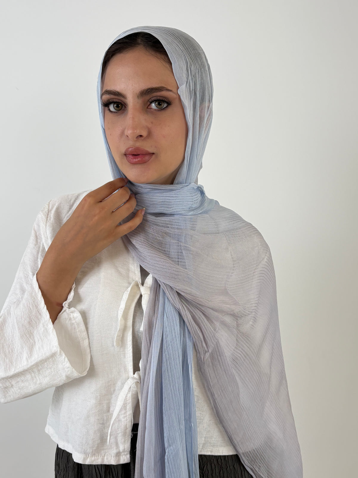 Messy Chiffon Digerdee ( Baby blue * Powder pink )